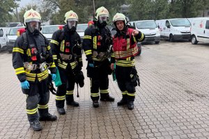 Gesamtübung in Gewerbebetrieb